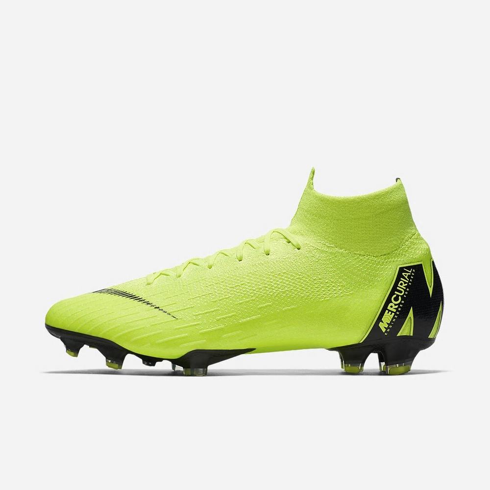 Crampon De Foot Nike Superfly 6 Elite FG Fluo 5871-209 Volt/Black Femme | TPU-51648125